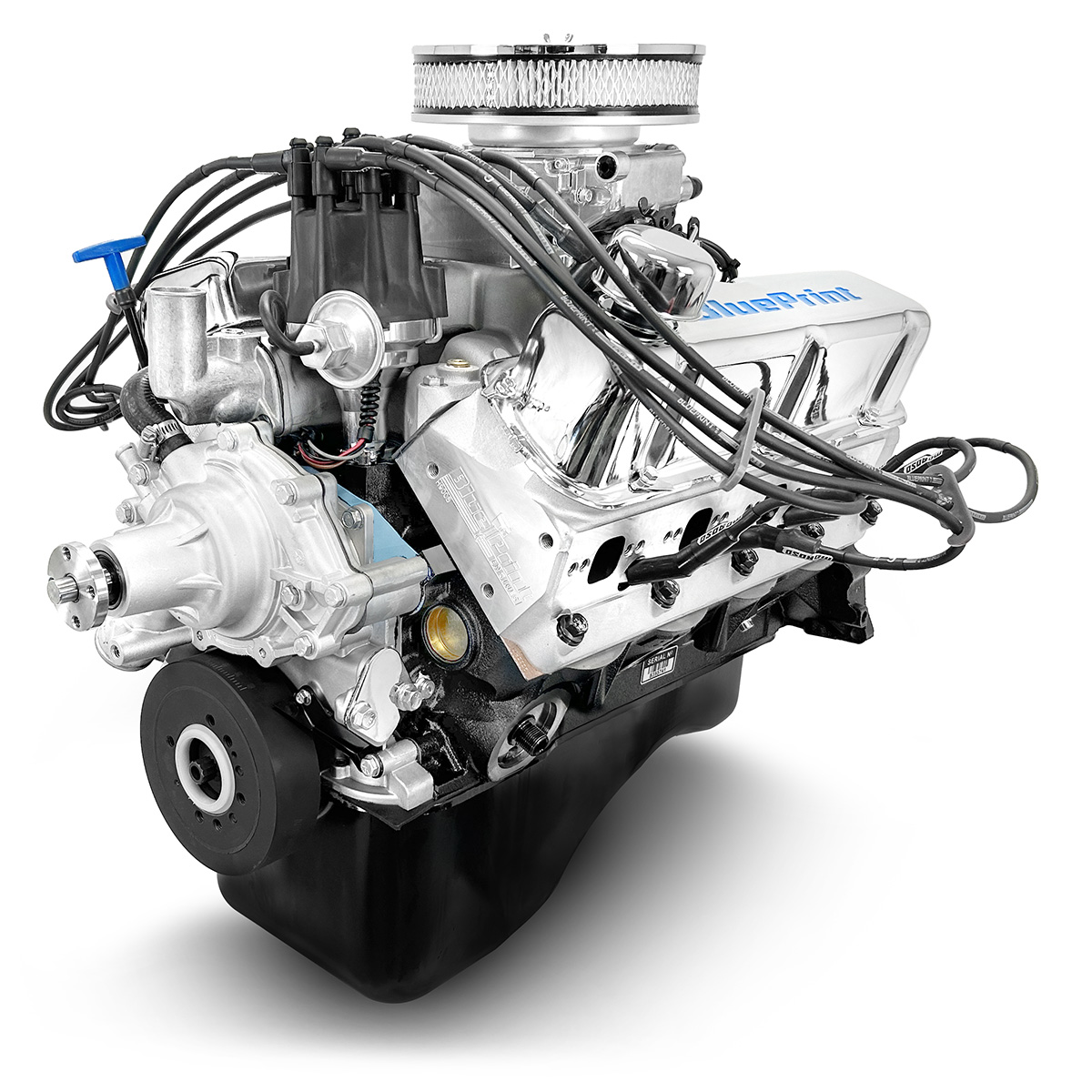 New BluePrint Small Block Ford 302 c.i. Crate Engine - dressed longblock w/ EFI - BP302CTFD